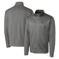 thumbnail image 1 of Men's Cutter & Buck  Gray Tulsa Drillers  Clique Helsa Performance Half-Zip Knit Pullover, 1 of 3