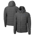 thumbnail image 1 of Men's Cutter & Buck Gray Tulsa Drillers Mission Ridge Repreve Eco Insulated Full-Zip Puffer Jacket, 1 of 3