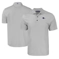 thumbnail image 1 of Men's Cutter & Buck Gray UTSA Roadrunners Pike Eco Tonal Geo Print Stretch Recycled Polo, 1 of 3