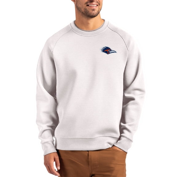 Men's Cutter & Buck Gray UTSA Roadrunners Roam Recycled Pullover