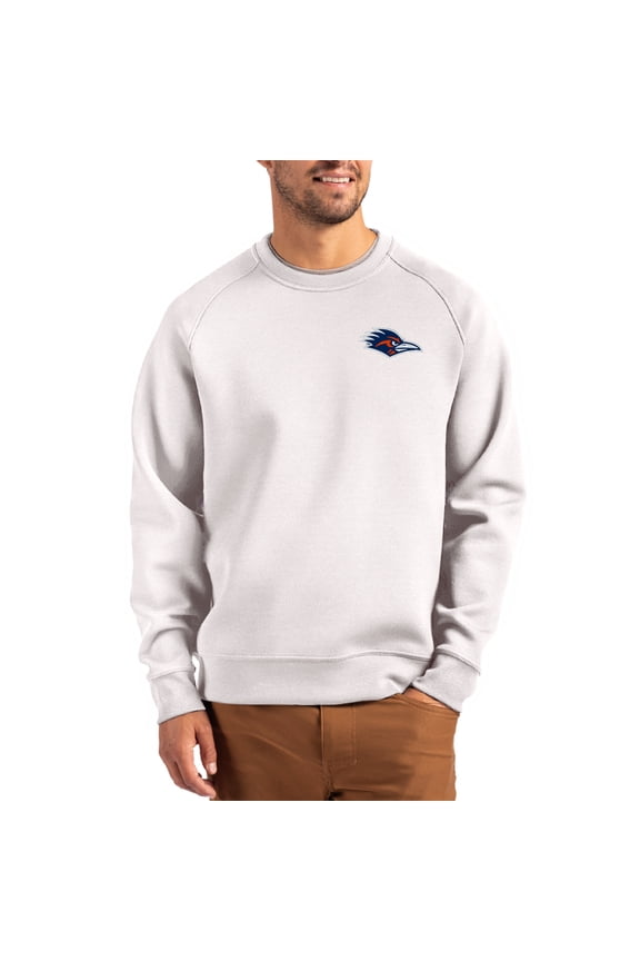 Men's Cutter & Buck Gray UTSA Roadrunners Roam Recycled Pullover