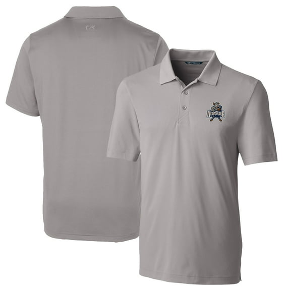 Men's Cutter & Buck Gray Utah State Aggies Logo Big & Tall Forge Stretch Polo