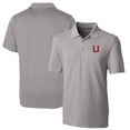 thumbnail image 1 of Men's Cutter & Buck Gray Utah Utes Logo Big & Tall Forge Stretch Polo, 1 of 3