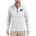 thumbnail image 1 of Men's-Cutter & Buck  Gray Utah Utes Traverse Stretch Eco Camo DryTec Tri-Blend Quarter-Zip Pullover, 1 of 2