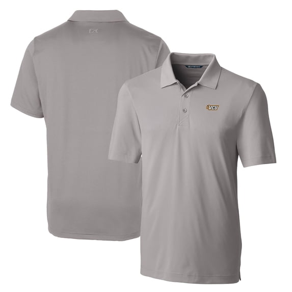 Men's Cutter & Buck Gray VCU Rams Big & Tall Forge Stretch Polo