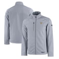 thumbnail image 1 of Men's Cutter & Buck  Gray Vanderbilt Commodores Evoke Eco Softshell Recycled Full-Zip Jacket, 1 of 3