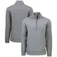 thumbnail image 1 of Men's Cutter & Buck  Gray Vanderbilt Commodores Roam Eco Recycled Quarter-Zip Sweatshirt, 1 of 3