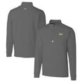 thumbnail image 1 of Men's Cutter & Buck  Gray Vanderbilt Commodores Vault DryTec Traverse Stretch Quarter-Zip Pullover, 1 of 3