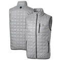 thumbnail image 1 of Men's Cutter & Buck Gray Virginia Cavaliers Big & Tall Rainier PrimaLoft Eco Full-Zip Puffer Vest, 1 of 3