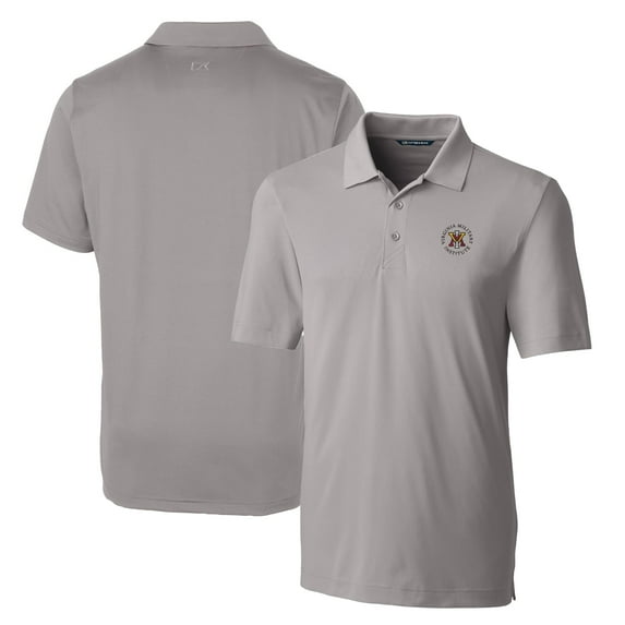 Men's Cutter & Buck Gray Virginia Military Institute Keydets Big & Tall Forge Stretch Polo