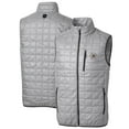 thumbnail image 1 of Men's Cutter & Buck Gray Virginia Military Institute Keydets Big & Tall Rainier PrimaLoft Eco Full-Zip Puffer Vest, 1 of 3