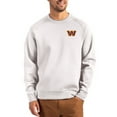 thumbnail image 1 of Men's Cutter & Buck Gray Washington Commanders Primary Logo Roam Recycled Raglan Pullover Sweatshirt, 1 of 2