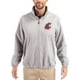 thumbnail image 1 of Men's Cutter & Buck Gray Washington State Cougars Charter Eco Recycled Full-Zip Jacket, 1 of 2