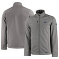 thumbnail image 1 of Men's Cutter & Buck  Gray West Michigan Whitecaps Evoke Eco Softshell Recycled Full-Zip Jacket, 1 of 3