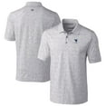 thumbnail image 1 of Men's Cutter & Buck  Gray West Virginia Mountaineers Alumni Logo Advantage Space Dye Tri-Blend DryTec Polo, 1 of 3