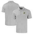 thumbnail image 1 of Men's Cutter & Buck  Gray/White Baldwin Wallace Yellow Jackets Big & Tall Forge Eco Double Stripe Stretch Recycled Polo, 1 of 3