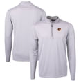 thumbnail image 1 of Men's Cutter & Buck Gray/White Baltimore Orioles Virtue Eco Pique Micro Stripe Recycled Quarter-Zip Pullover Top, 1 of 3