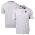 thumbnail image 1 of Men's-Cutter & Buck  Gray/White Georgia Tech Yellow Jackets DryTec Virtue Eco Pique Recycled Polo, 1 of 3