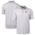 thumbnail image 1 of Men's Cutter & Buck Gray/White Houston Texans Virtue Eco Pique Micro Stripe Recycled Polo, 1 of 3
