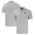 thumbnail image 1 of Men's Cutter & Buck  Gray/White Maryland Terrapins Forge Eco Double Stripe Stretch Recycled Polo, 1 of 3