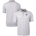 thumbnail image 1 of Men's Cutter & Buck  Gray/White SMU Mustangs Big & Tall Virtue Eco Pique Micro Stripe Recycled Polo, 1 of 3