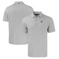 thumbnail image 1 of Men's Cutter & Buck  Gray/White Seton Hall Pirates Forge Eco Double Stripe Stretch Recycled Polo, 1 of 3