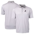 thumbnail image 1 of Men's Cutter & Buck Gray/White Springfield Cardinals Virtue Eco Pique Micro Stripe Recycled Polo, 1 of 3