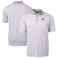 thumbnail image 1 of Men's-Cutter & Buck  Gray/White TCU Horned Frogs DryTec Virtue Eco Pique Recycled Polo, 1 of 3