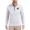 thumbnail image 1 of Men's-Cutter & Buck  Gray Wichita State Shockers Traverse Stretch Eco Camo DryTec Tri-Blend Quarter-Zip Pullover, 1 of 2