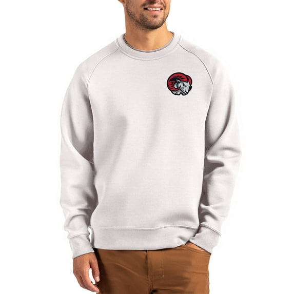 Men's Cutter & Buck Gray Winston-Salem State Rams Roam Recycled Pullover