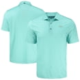 thumbnail image 1 of Men's Cutter & Buck  Green Baltimore Ravens Pike Eco Shadow Check Print Recycled Polo, 1 of 3