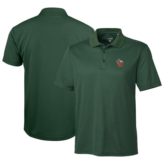 Men's Cutter & Buck Green Fort Wayne TinCaps Clique Ice Pique Tech Polo