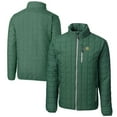 thumbnail image 1 of Men's Cutter & Buck  Green Notre Dame Fighting Irish Alumni Logo Rainier PrimaLoft Eco Insulated Full-Zip Puffer Vest, 1 of 3