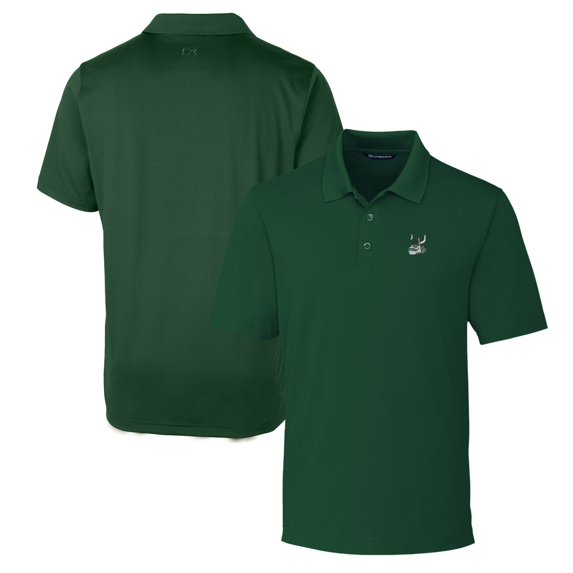 Men's Cutter & Buck Green Portland State Vikings Forge Stretch Polo