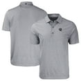 thumbnail image 1 of Men's Cutter & Buck  Heather Black Atlanta Falcons Helmet Big & Tall Forge Eco Heather Stripe Stretch Recycled Polo, 1 of 3