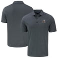 thumbnail image 1 of Men's Cutter & Buck  Heather Black Cleveland Browns Throwback Big & Tall Forge Eco Stretch Recycled Polo, 1 of 3