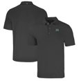 thumbnail image 1 of Men's Cutter & Buck Heather Black Hawaii Rainbow Warriors Big & Tall Forge Eco Stretch Recycled Polo, 1 of 3