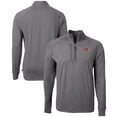 thumbnail image 1 of Men's Cutter & Buck  Heather Black Illinois State Redbirds Big & Tall Adapt Eco Knit Quarter-Zip Pullover Top, 1 of 3
