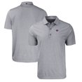 thumbnail image 1 of Men's Cutter & Buck  Heather Black Kansas State Wildcats Big & Tall Forge Eco Stripe Stretch Recycled Polo, 1 of 3