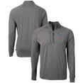 thumbnail image 1 of Men's Cutter & Buck  Heather Black MTSU Blue Raiders Big & Tall Adapt Eco Knit Quarter-Zip Pullover Top, 1 of 3