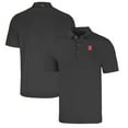 thumbnail image 1 of Men's Cutter & Buck Heather Black NC State Wolfpack Big & Tall Forge Eco Stretch Recycled Polo, 1 of 3