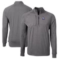 thumbnail image 1 of Men's Cutter & Buck  Heather Black New Hampshire Fisher Cats Adapt Eco Knit Heather Big & Tall Quarter-Zip Pullover Top, 1 of 3