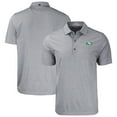 thumbnail image 1 of Men's Cutter & Buck  Heather Black North Dakota Forge Eco Double Stripe Stretch Recycled Polo, 1 of 3