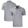 thumbnail image 1 of Men's Cutter & Buck  Heather Black SMU Mustangs Big & Tall Forge Eco Heather Stripe Stretch Recycled Polo, 1 of 3
