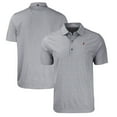 thumbnail image 1 of Men's Cutter & Buck  Heather Black Santa Clara Broncos Forge Eco Heathered Stripe Stretch Recycled Polo, 1 of 3