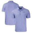 thumbnail image 1 of Men's Cutter & Buck  Heather Blue Spelman College Jaguars Big & Tall Forge Eco Heather Stripe Stretch Recycled Polo, 1 of 3