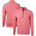thumbnail image 1 of Men's Cutter & Buck Heather Cardinal Arizona Cardinals Big & Tall Adapt Eco Raglan Quarter-Zip Jacket, 1 of 3