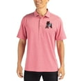thumbnail image 1 of Men's Cutter & Buck Heather Cardinal Arkansas Razorbacks Forge Eco Heather Stripe Stretch Recycled Polo, 1 of 2