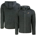 thumbnail image 1 of Men's Cutter & Buck Heather Charcoal Akron RubberDucks Mainsail Raglan Full-Zip Hoodie, 1 of 3