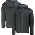 thumbnail image 1 of Men's Cutter & Buck Heather Charcoal Baltimore Ravens  Mainsail Full-Zip Hooded Jacket, 1 of 3